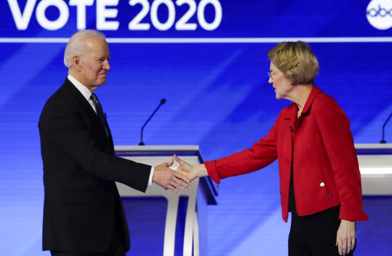 Warren becomes latest ex-presidential rival to back Biden